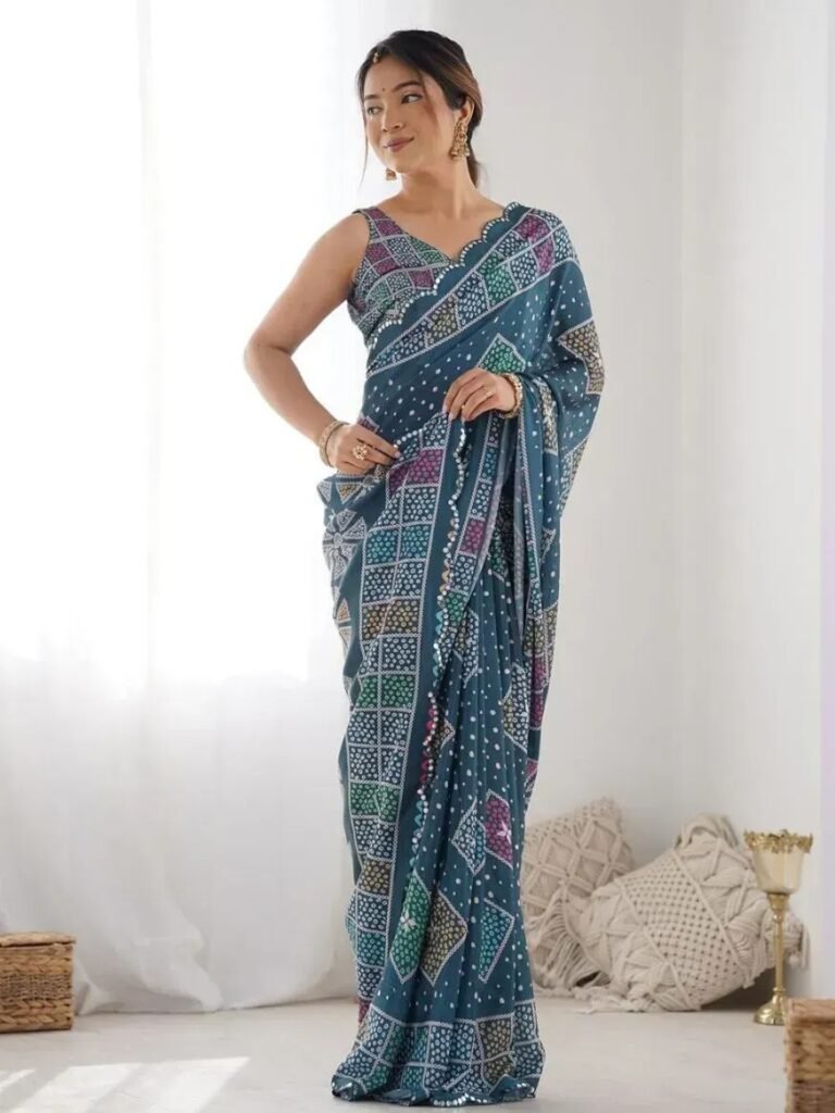 Digital Printed Saree