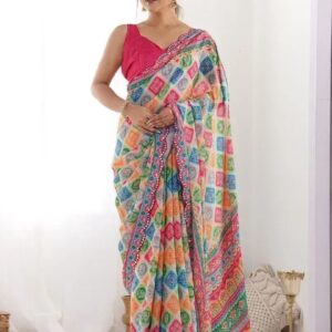 Digital Printed Saree